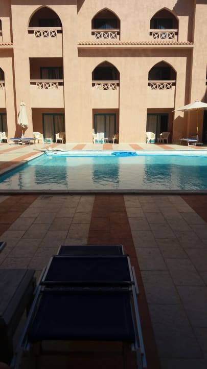 Terrasse Zimmer 4127 Pickalbatros Aqua Park Resort - Hurghada