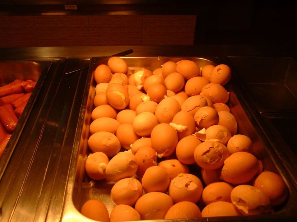 Frühstückseier, guten Appetit Hotel Bungalows Duna Flor