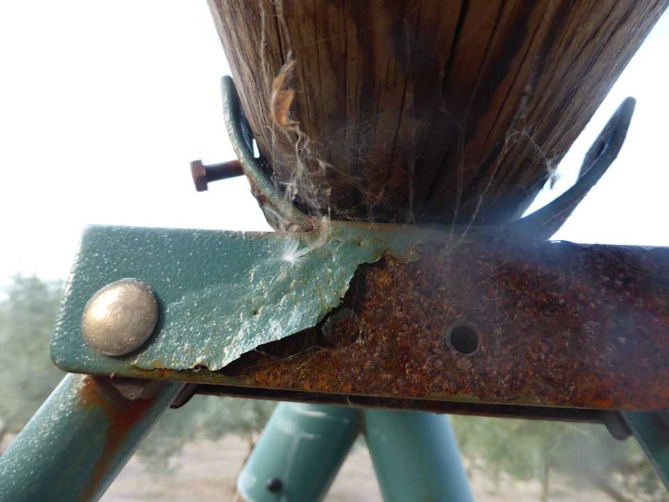 "befestigter" Schaukelbalken  Ses Oliveres d'Es Convent