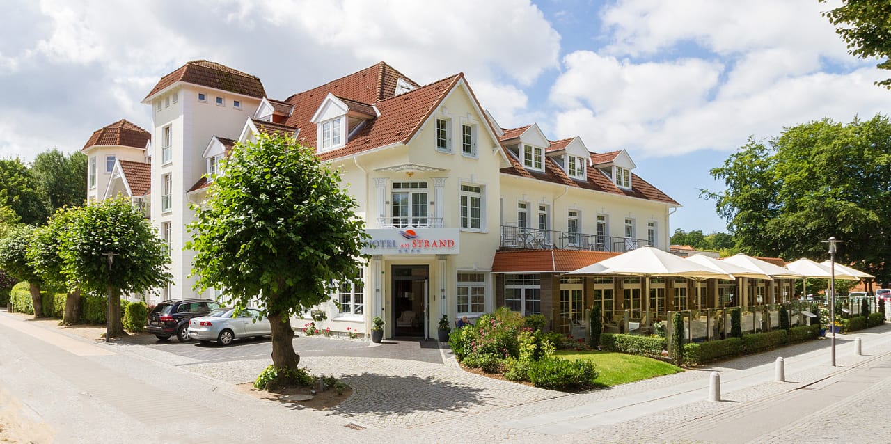 Außenansicht Hotel Am Strand