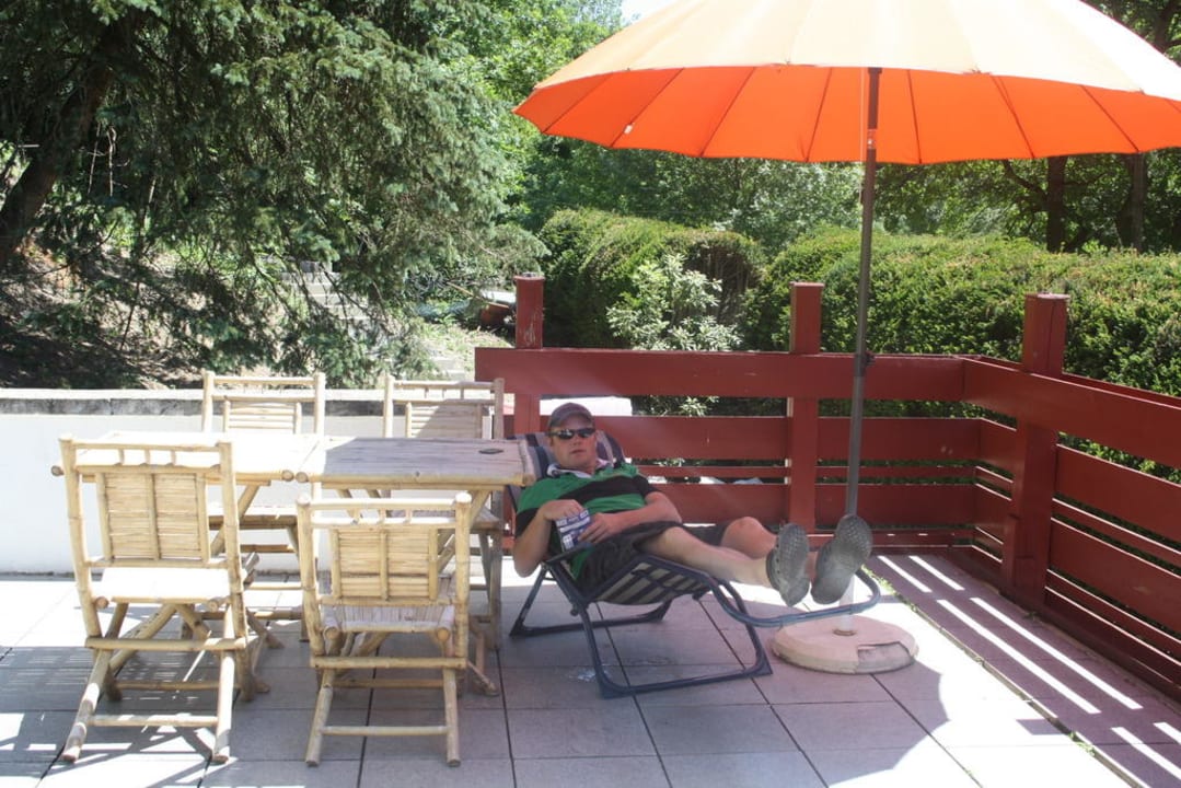 Terrasse Ferienhaus Lahnblick