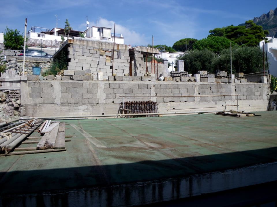 Balkon-Ausblick vom Einzelzimmer Hotel Capizzo