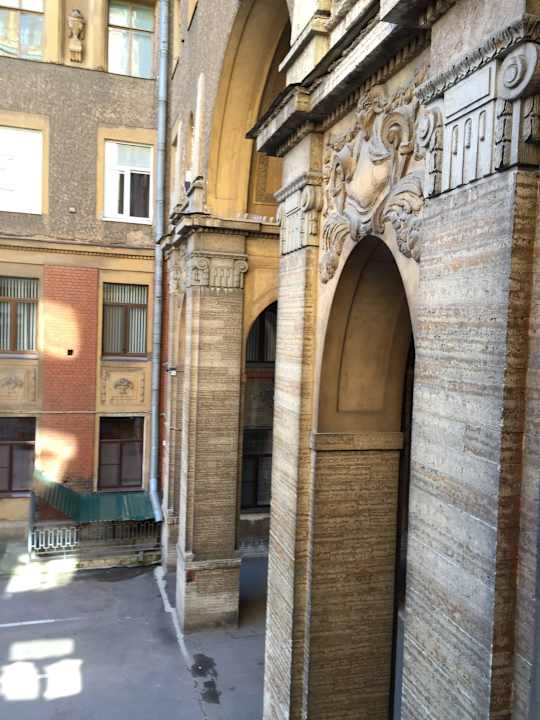 View from the room's window Hotel Arkada