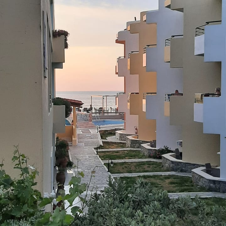 Ausblick Hotel Dedalos Beach