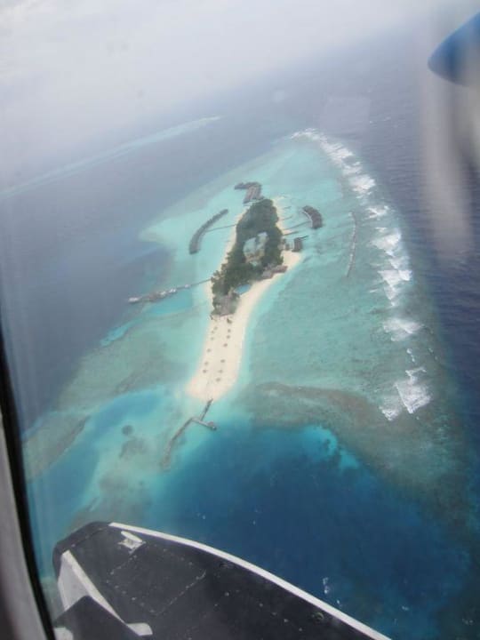 Von oben Veligandu Maldives Resort Island