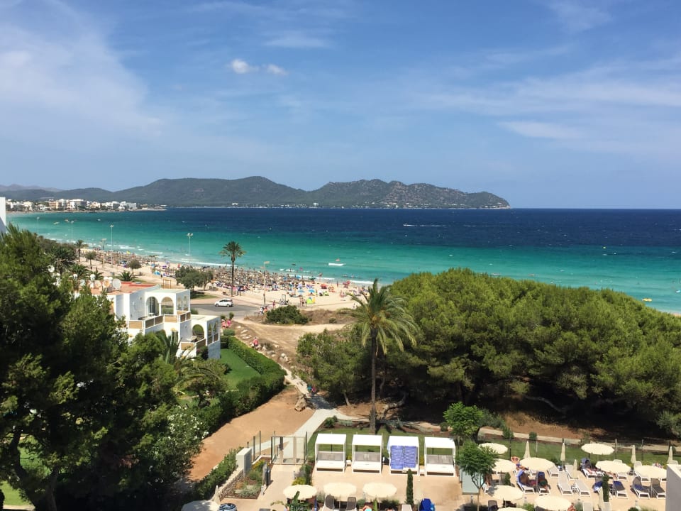 Ausblick Hipotels Bahía Cala Millor