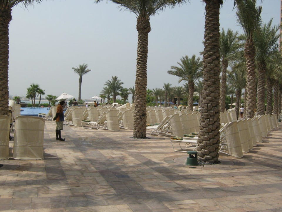 Liegen am Pool Atlantis, The Palm