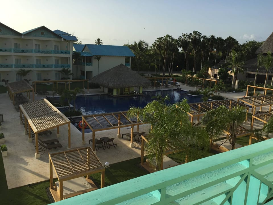 Blick vom Balkon Dreams La Romana Resort & Spa