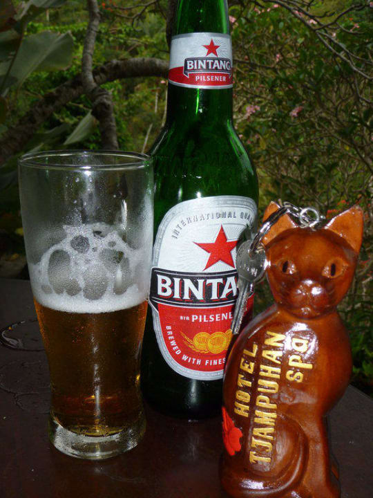 Großes Bintang Bier, sehr lecker! Hotel Tjampuhan