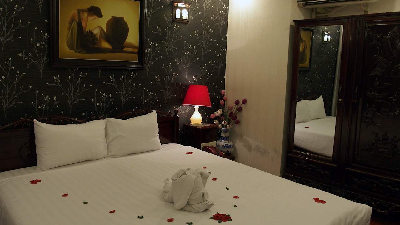 Blumenschmuck zur Begrüßung Hanoi 3B Hotel