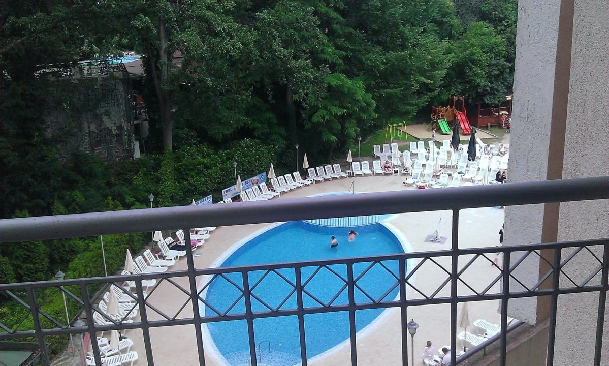 Widok z balkonu Odessos Park Hotel