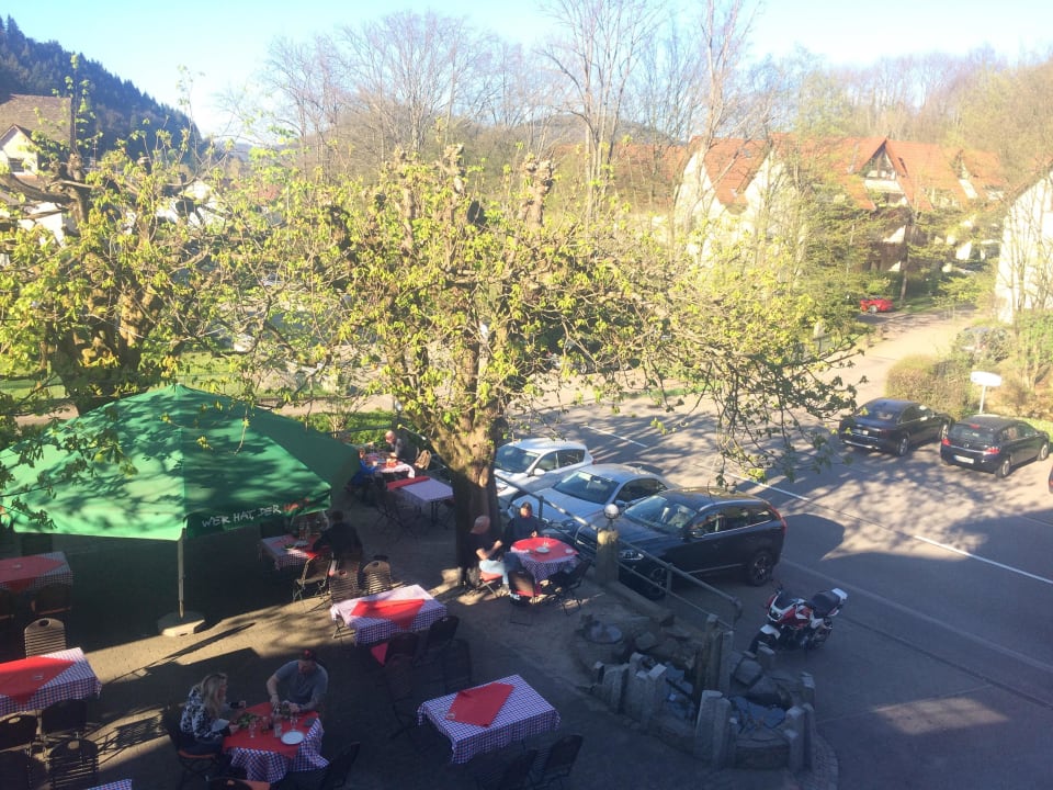 Blick aus dem Zimmer Hotel Gasthaus Auerhahn