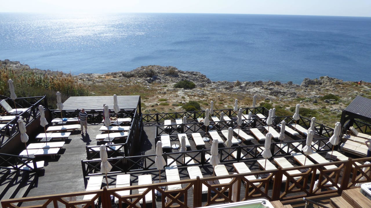 Holzterrasse Hotel Kalithea Horizon Royal