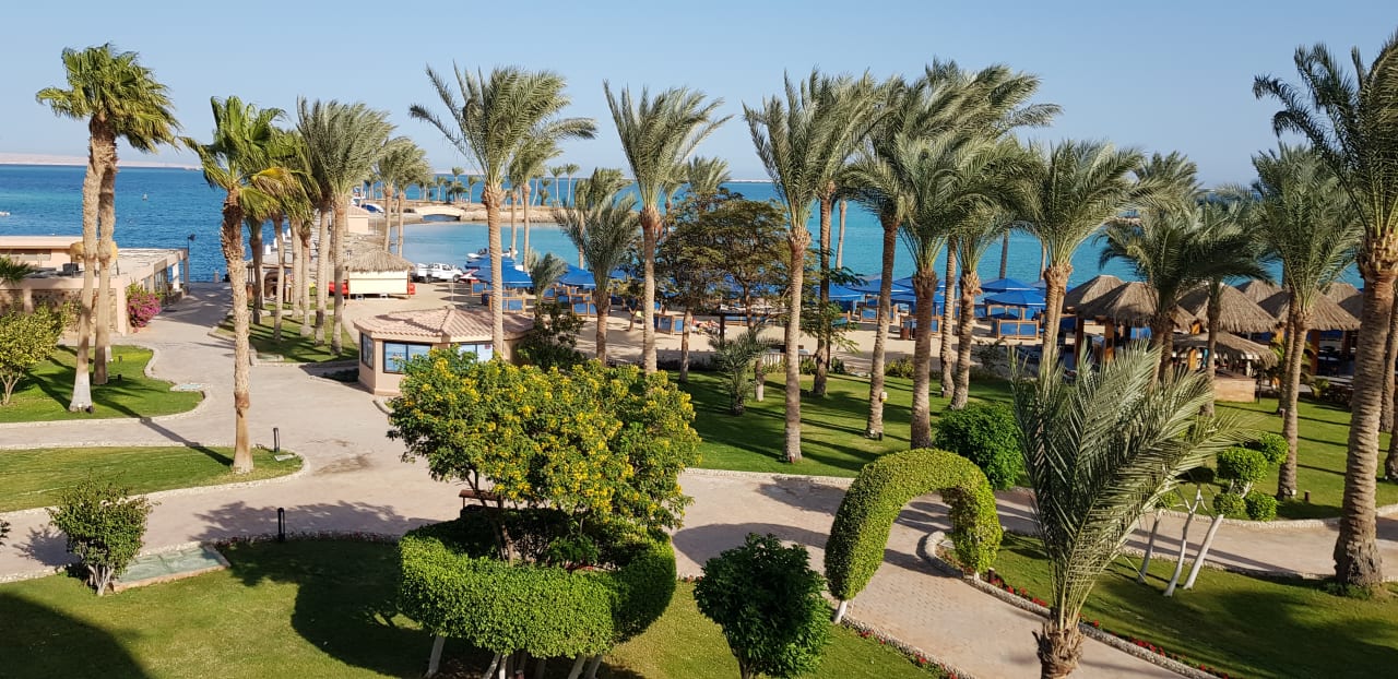 Ausblick Continental Hotel Hurghada