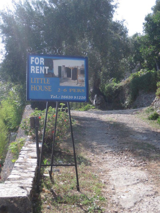 Aufgang zum Ferienhaus Ferienwohnung The Little Farmhouse
