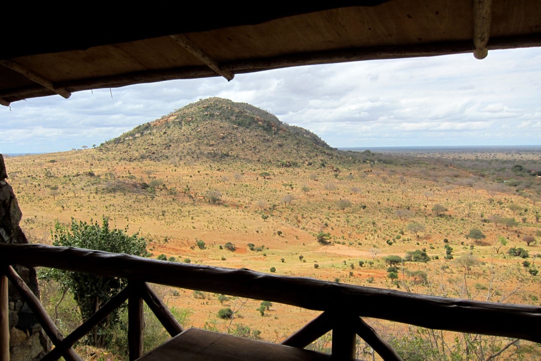 Blick vom Balkon Lion Hill Lodge