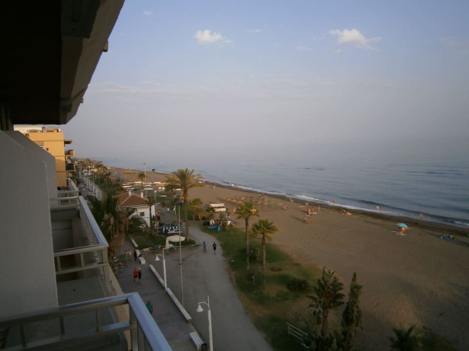 Blick am Abend auf den Strand Hotel Rincon Sol