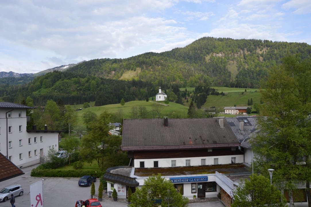 Blick aus dem Fenster Posthotel Achenkirch