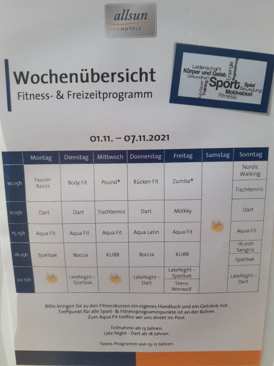 Sport & Freizeit allsun Hotel Los Hibiscos
