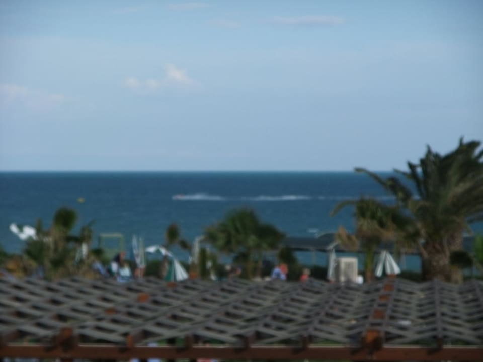 Blick zum Meer Megasaray Club Belek