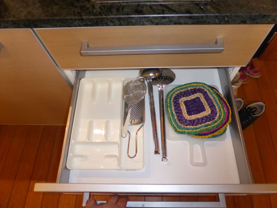 Ausstattung Küchenzeile in der Suite 534 Bibione Palace