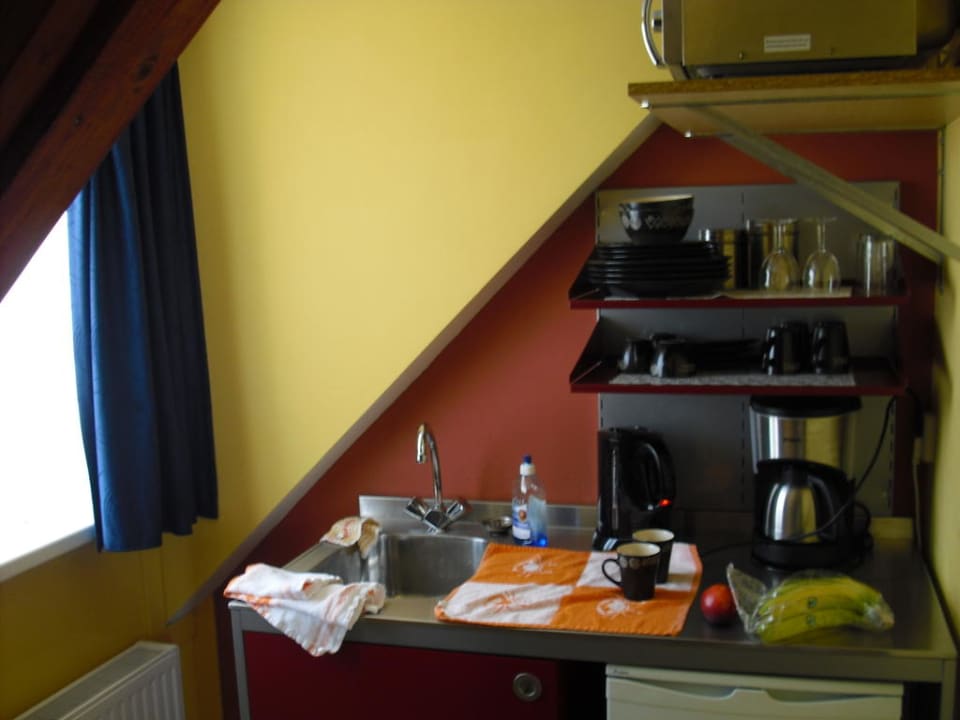 Küche im Studio Pension Villa Tanahlot