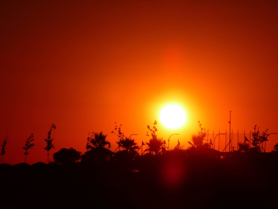 Sonnenuntergang Hotel Gardenia Beach