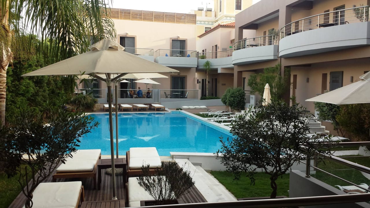 Aussicht von der Frühstücksterrasse Libyan Princess