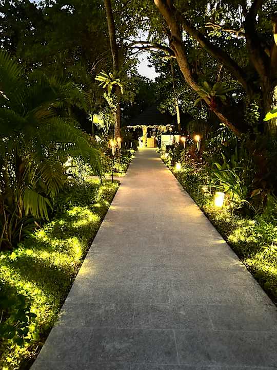 Gartenanlage Sheraton Maldives Full Moon Resort & Spa