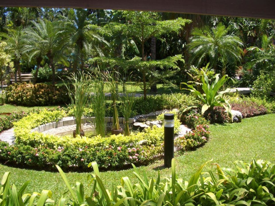 Blick in den Hotelgarten Hotel Patong Merlin Courtyard by Marriott Phuket, Patong Beach Resort