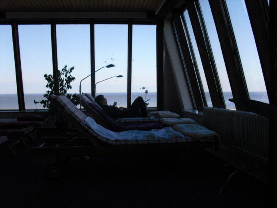 Ruheraum im Wellnessbereich Upstalsboom Hotel am Strand