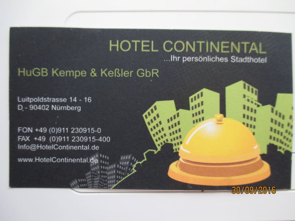 Infos Hotel Continental