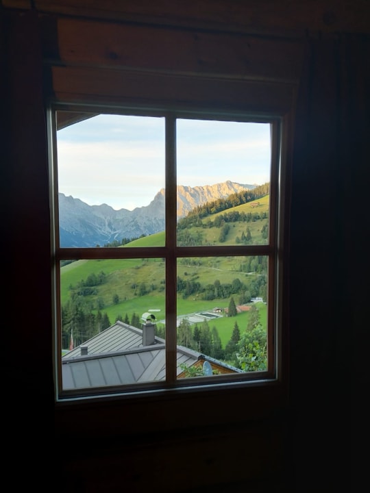 Ausblick Hüttendorf Maria Alm