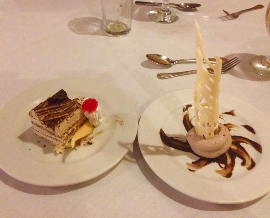 Dessert beim Italiener Vista Sol Punta Cana