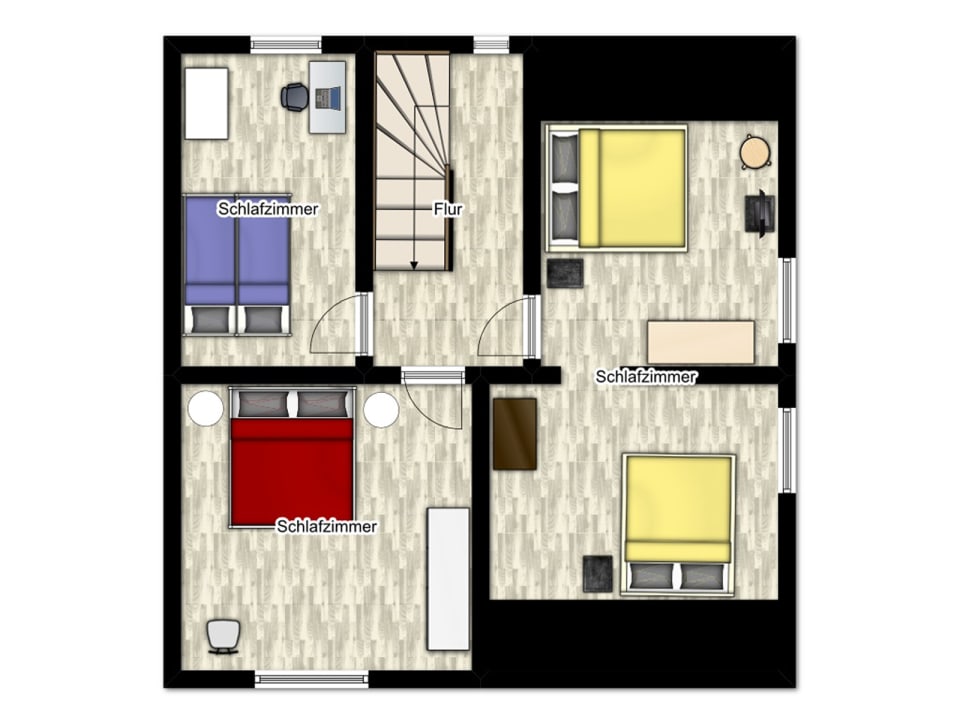 Zimmer Ferienhaus Halbritter Pouch