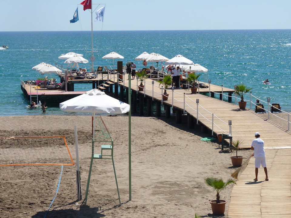 Blick zum Meer Limak Lara Deluxe Hotel & Resort