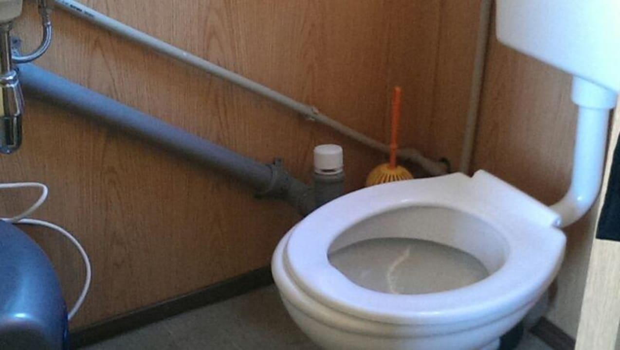 WC im Zimmer Guesthouse Reynir