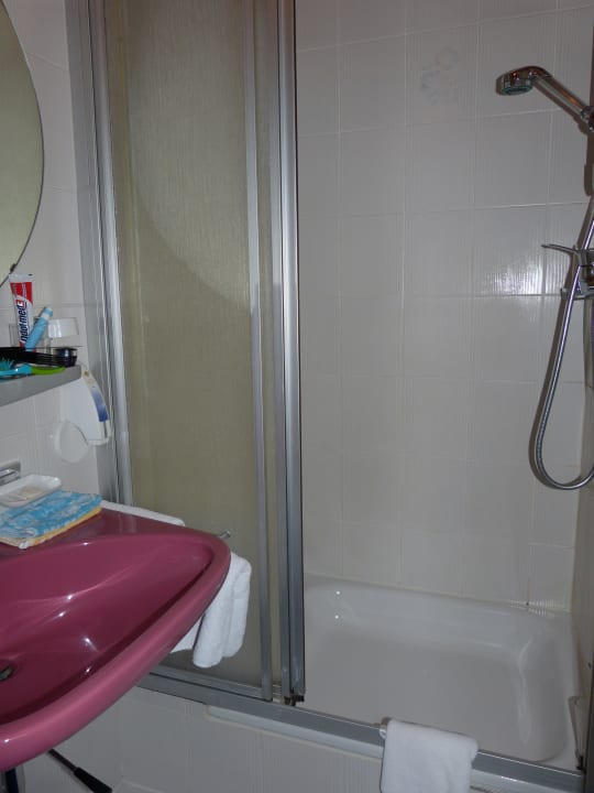 Dusche von Zi-Nr. 50 Hotel Bavaria Garmisch Partenkirchen