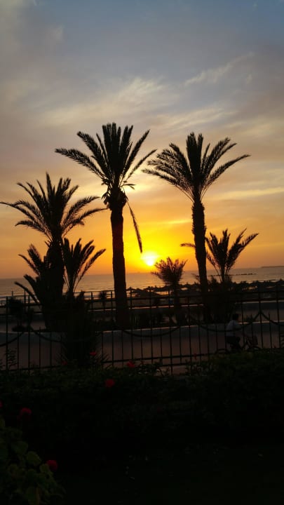 Uitzicht vanuit ons kamer Agadir Beach Club Hotel