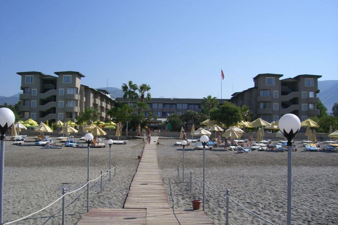 Hotelansicht vom Strand Senza Sunset Beach Hotel