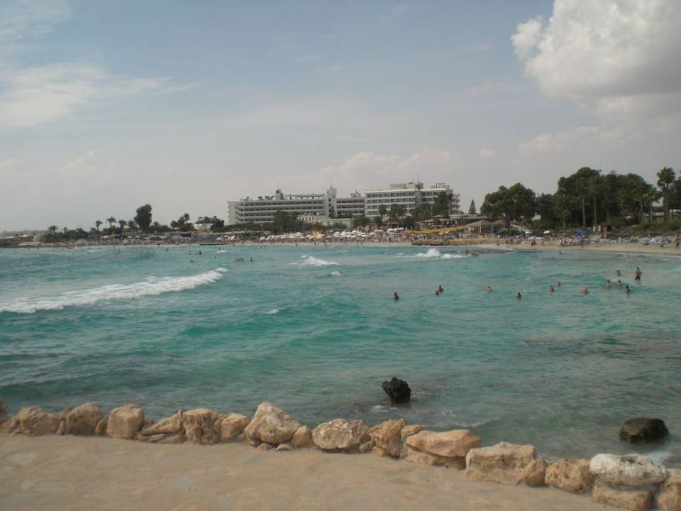 Aussicht zum Strand Nissi Bay Hotel Nissi Park