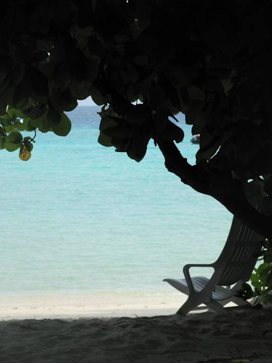 Ausblick vom Beach Bunghi Nr. 30 Kuramathi Maldives