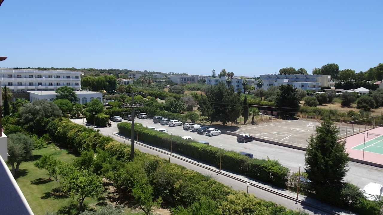 Ausblick Myrina Beach Hotel