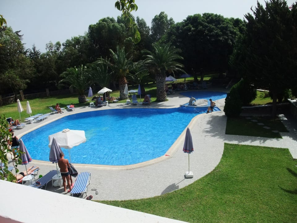 Der Pool ist nicht sonderlich groß, Ekaterini Hotel