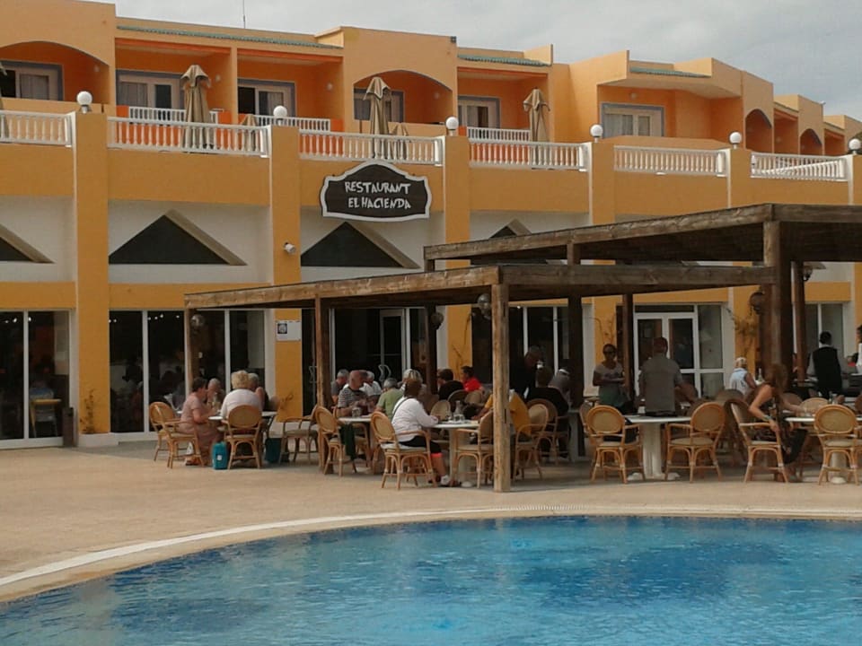 Aussenbereich Restaurant El Hacienda Caribbean World Thalasso Djerba