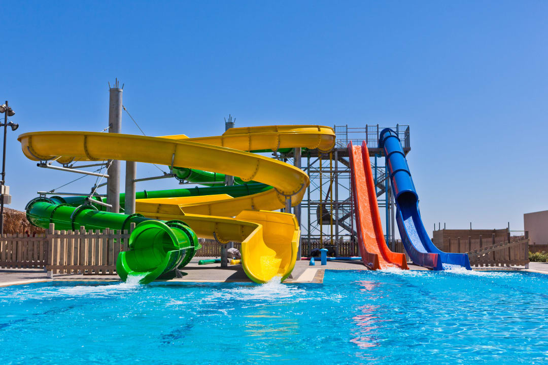 Large slides Blue Lagoon Resort