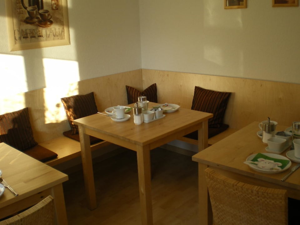 Frühstücksraum Pension Villa am Park