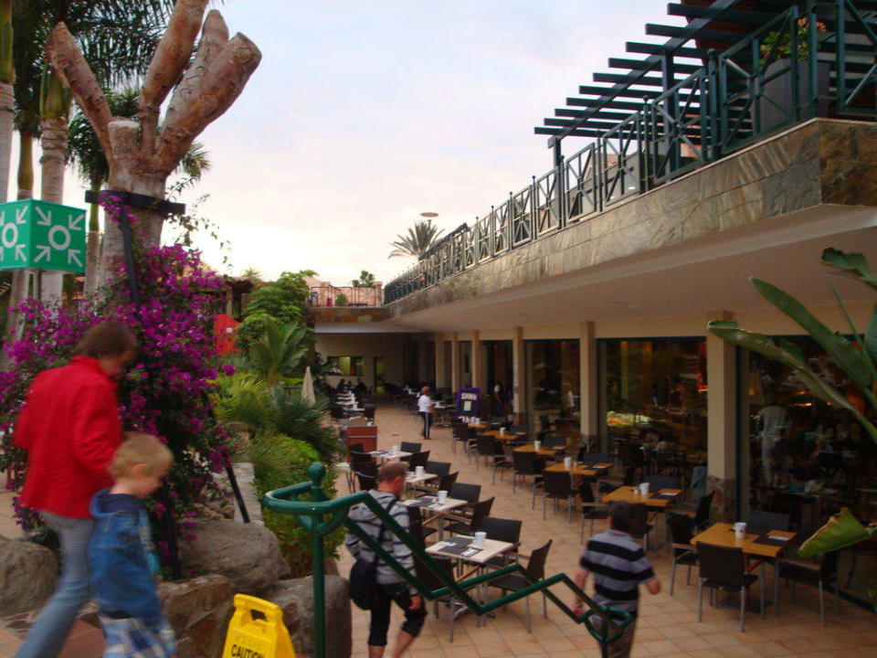 Aussenbereich Restaurant allsun Hotel Esplendido