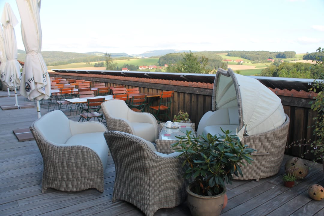 Dachterrasse im Vorderhaus der Rhön Residence Hotel Rhön Residence