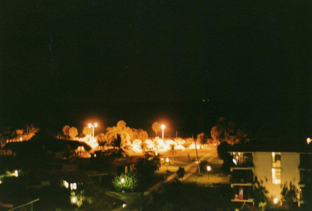 Ausblick bei Nacht Hotel Villa Cuba